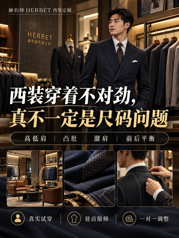 西装定制品牌图文设计